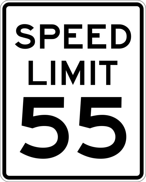 Speed limit 55