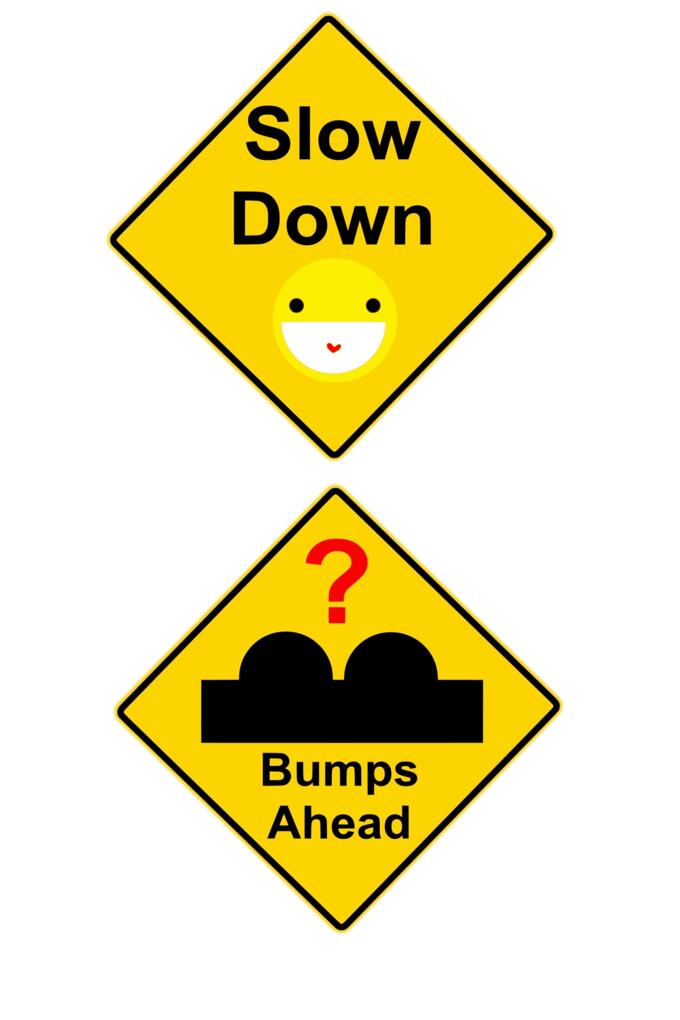 Slow down symbol