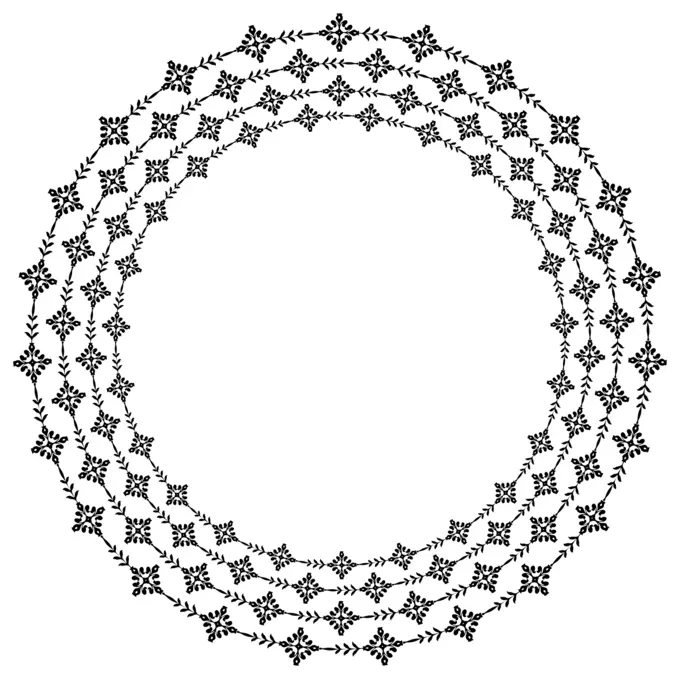 Double decorative border