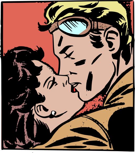 Couple kissing