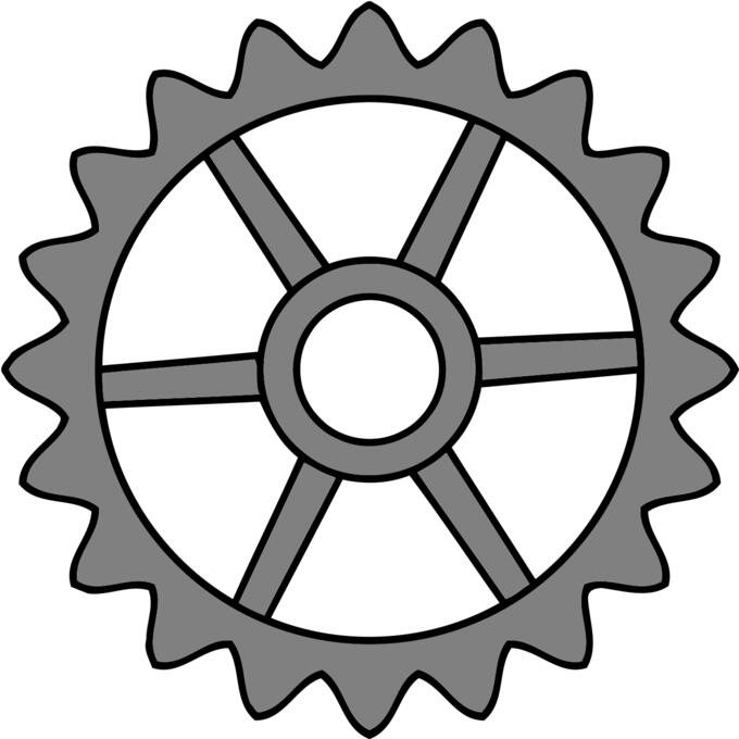 Trapezium holes cog