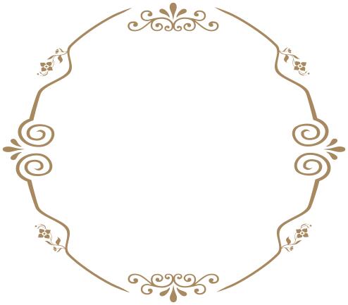 Brown decorative frame