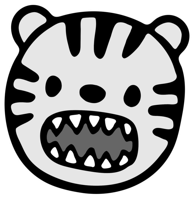 Tiger's cartoon face