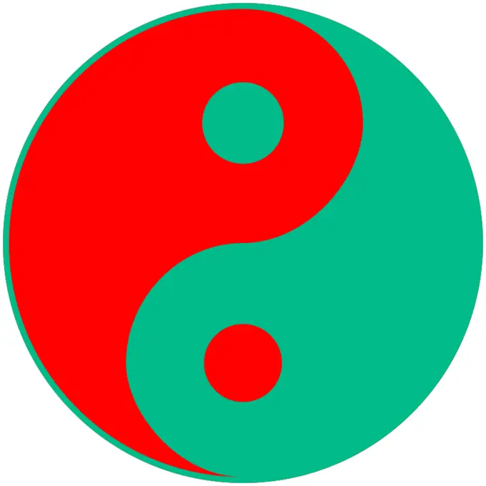Colorful Yin-Yang