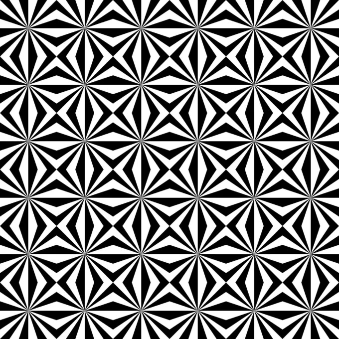 Black and white decorative pattern