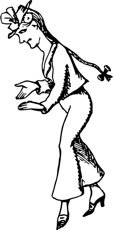 Woman in pants