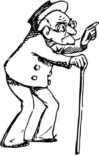 Grumpy grandpa
