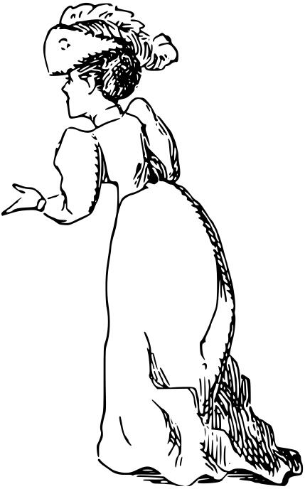 Lady's back
