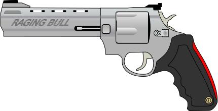 Revolver with text