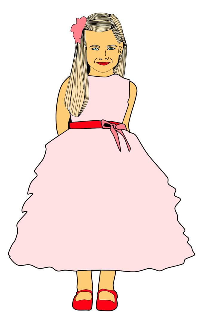 Cute Girl Dressed Up