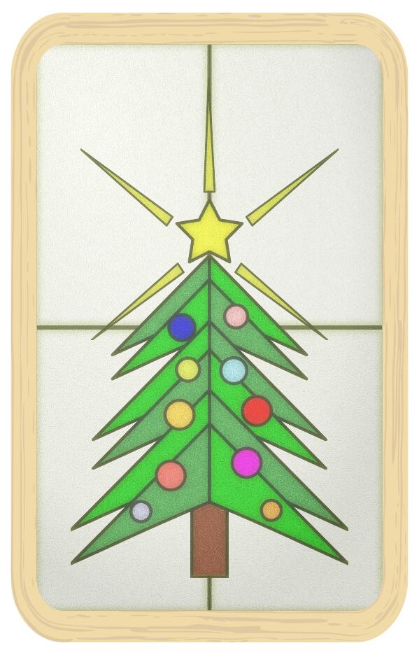 Glass Christmas tree