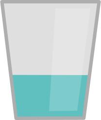Glass of water