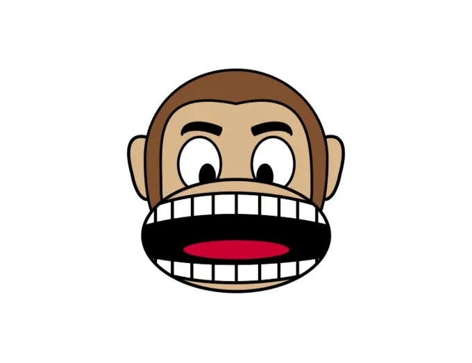 Angry monkey