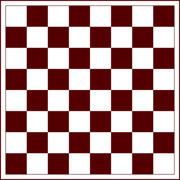 Red checker board
