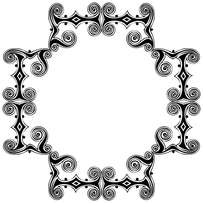 Abstract design frame