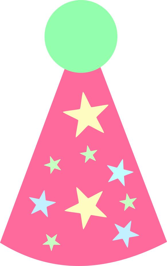 Pink party hat