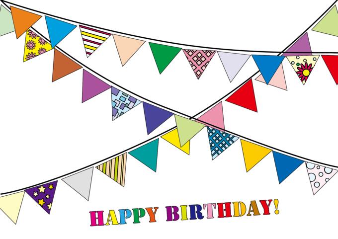 Colorful party banners