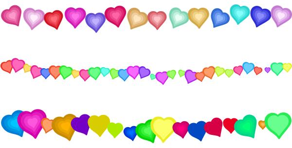 Heart page border
