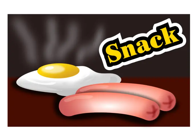 Fried egg and sausages