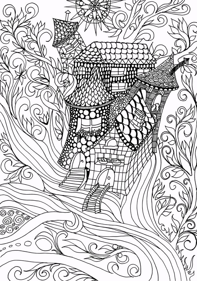Fantasy Line Art