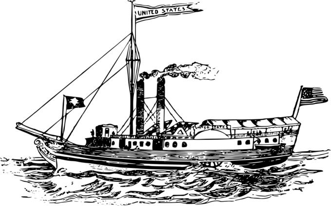 US steam ship