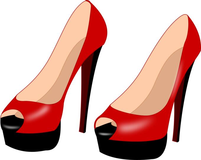 Red stilettos