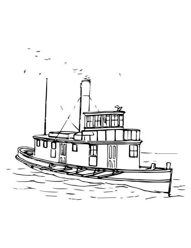 Tugboat illustration