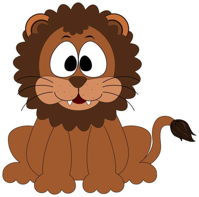 Goofy lion