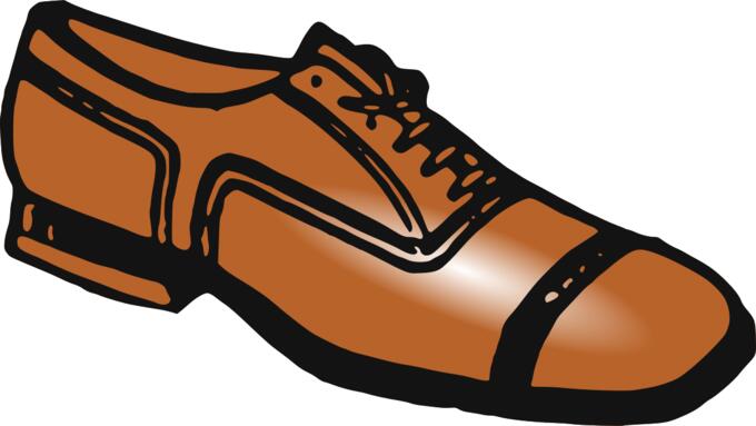 Brown shoe