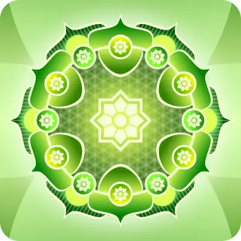 Green mandala