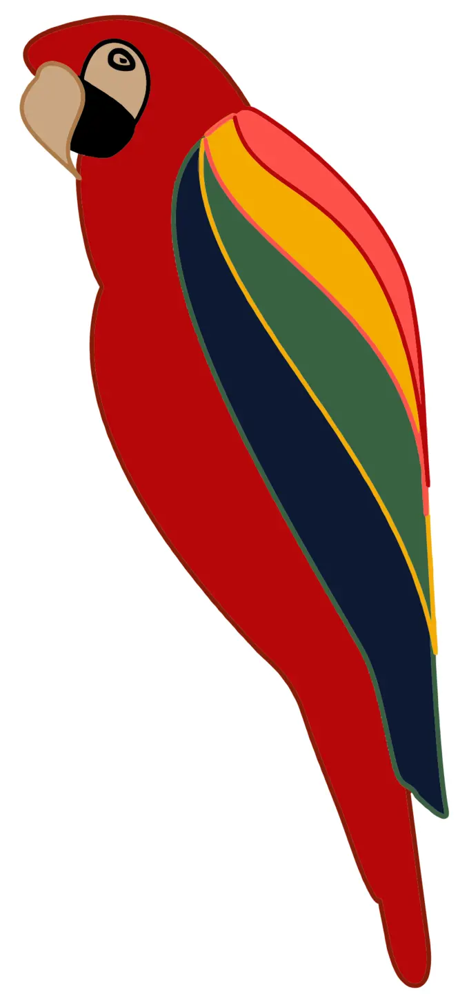 Stylized Parrot