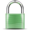 Green padlock