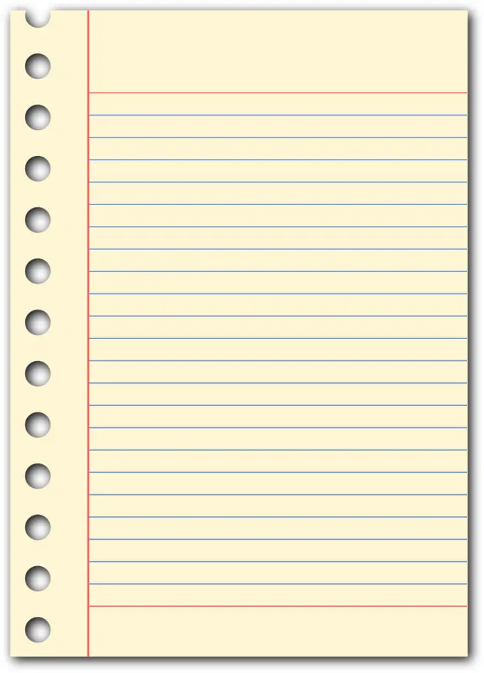 Notepad page