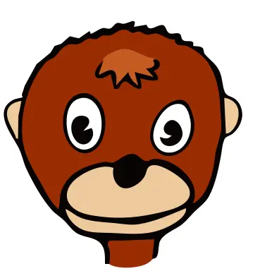 Monkey drawing