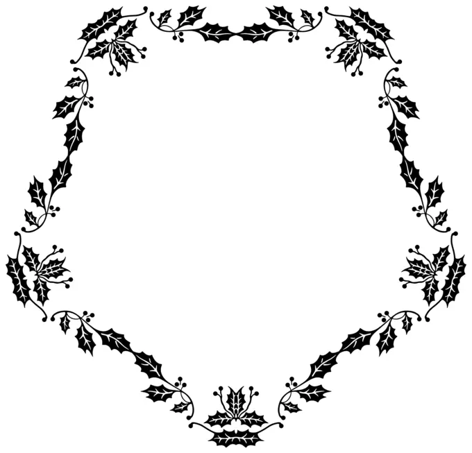 Floral silhouette