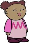 Laughing baby girl