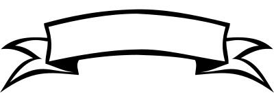 Black and white ribbon
