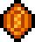 Pixel orange gem