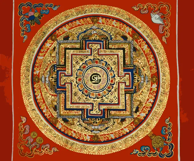 Tibetan mandala