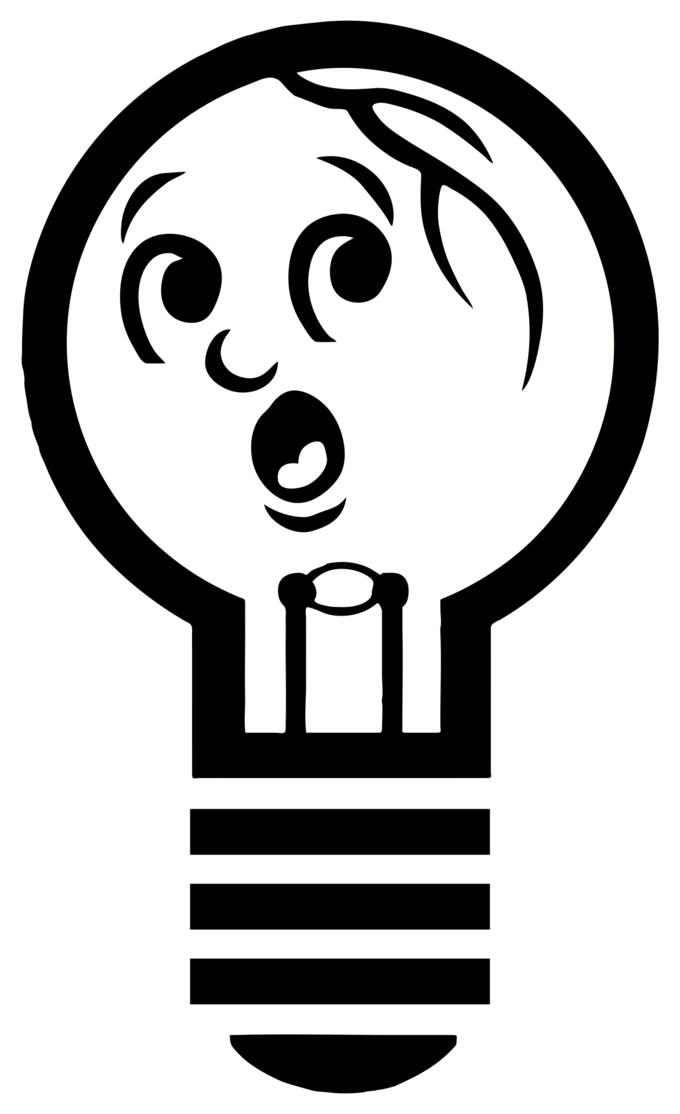Light bulb silhouette
