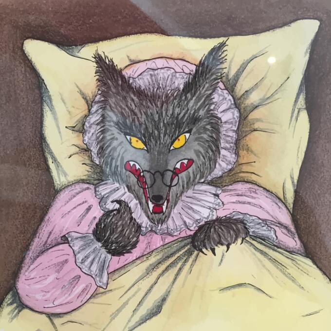 Storybook wolf