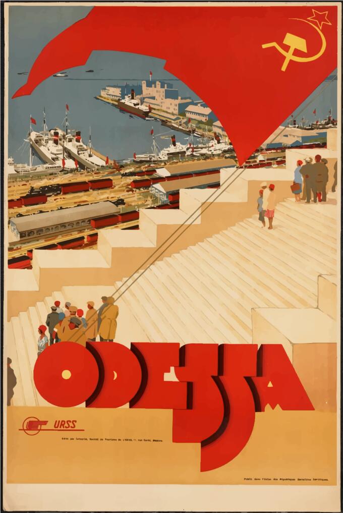 Travel poster of Odessa, Ukraine