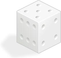 White dice