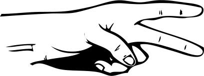 Two fingers drawing