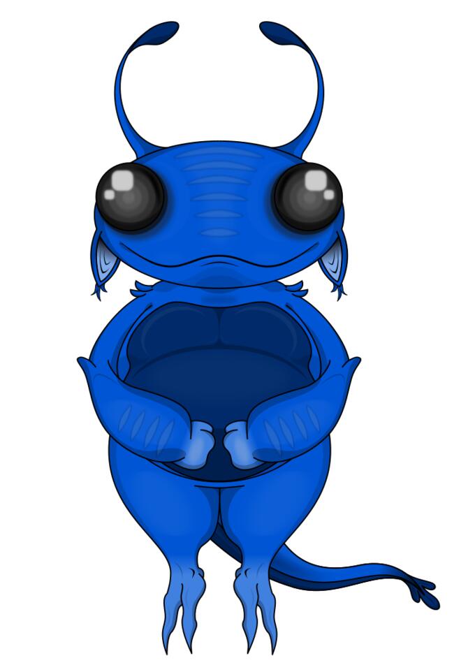 Blue alien
