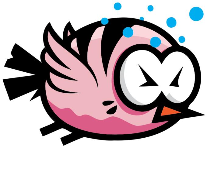 A bird in the air