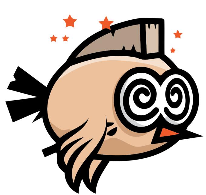 Cartoon bird