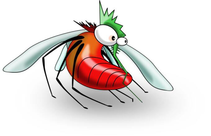 Cartoon mosquito