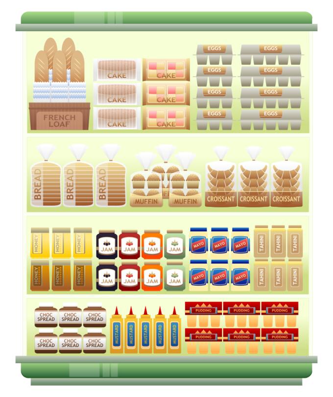 Supermarket fridge