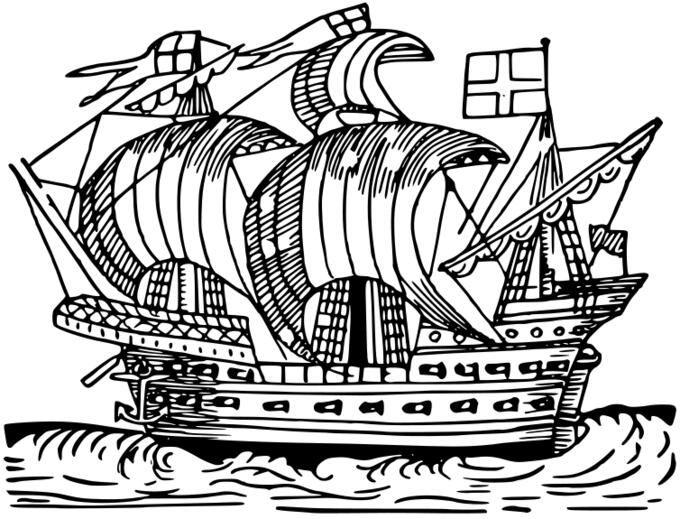 Medieval ship